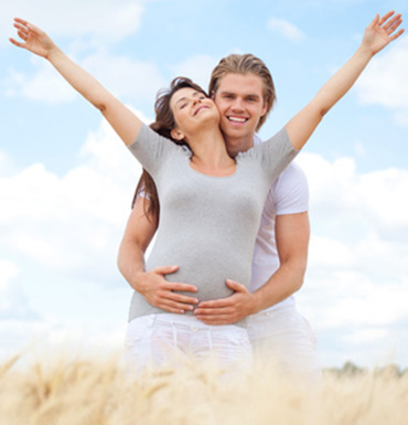 Paar mit Kinderwunsch